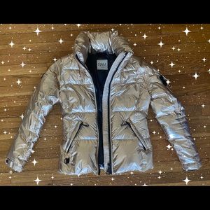 SAM Puffer Jacket in Rose Gold